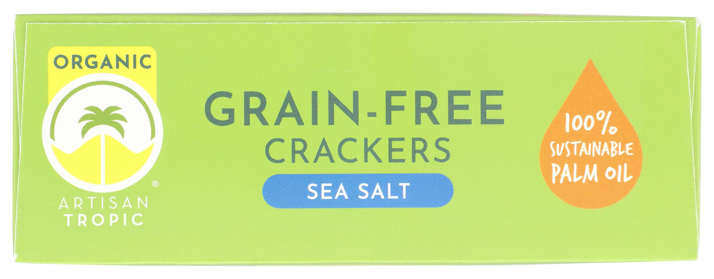 ARTISAN TROPIC Organic Sea Salt Crackers, 4.25 OZ