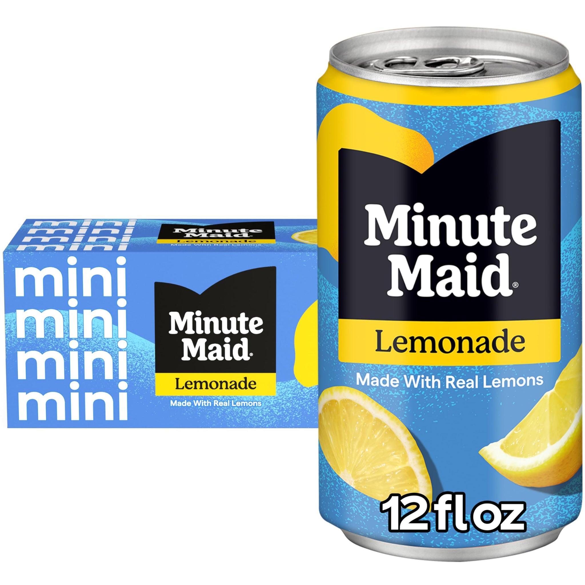 Minute Maid Lemonade Fridge Pack Cans, 7.5 fl oz, 10 Pack