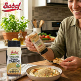 Sadaf Organic Sesame Tahini Squeeze Bottle 12.35 oz - 100% Organic Sesame Paste for Hummus, Dressings & Dips