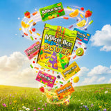 Mike and Ike Sour Theatre Box Variety Pack - 1x Mega Mix Sour 28.8oz + 6x Changemakers (Mixed flavors) + 1x Thank You Card - Candy Variety Pack, Bulk