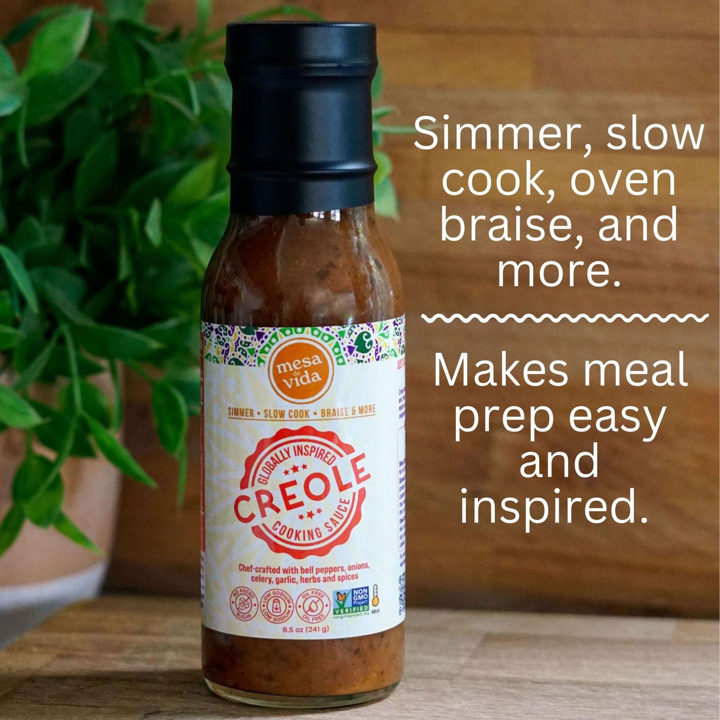 Mesa De Vida, Sauce Cooking Creole, 8.5 Ounce