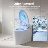 XuEpeTim Smart Toilet UV-C Sanitizing &Odor-Control System - Motion-Activated, Chemical-Free Automatic Deodorizer with Safety Sensor & Long-Life