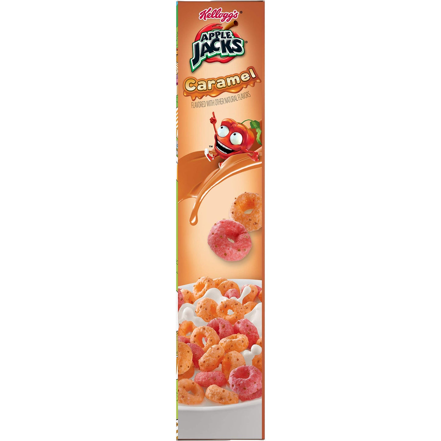 Kellogg’s Apple Jacks, Breakfast Cereal, Caramel, 10.1oz Box