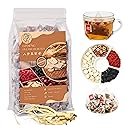 American Ginseng Five Treasures Tea, Kidney Tea Formula with Organic Wolfberry & Mulberry, Traditional Five Treasures Herbal Tea for Men & Women, Six