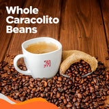 Juan Valdez Colina Whole Bean Coffee - Medium Roast | 16 oz - 100% Colombian Coffee | Unique “Caracolito” Beans with Peach & White Chocolate Notes