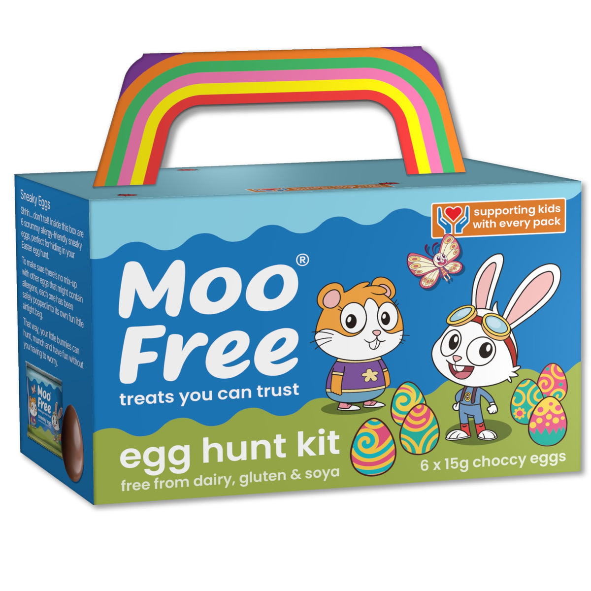 Moo Free Easter Egg Hunt Box 100g
