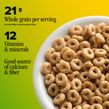 Apple Cinnamon Cheerios, Heart Healthy Gluten Free Cereal, Made with Whole Grain Oats, Family Size, 19 oz