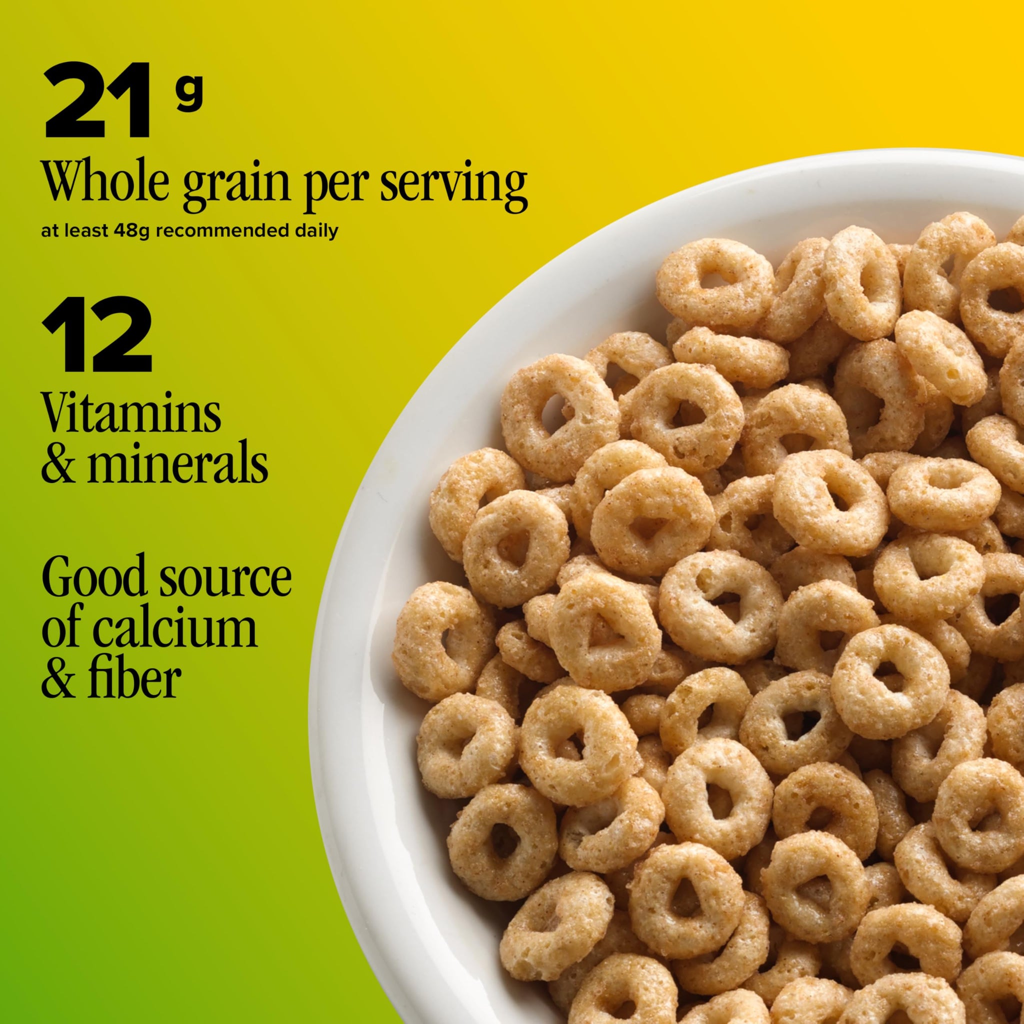 Apple Cinnamon Cheerios, Heart Healthy Gluten Free Cereal, Made with Whole Grain Oats, Family Size, 19 oz