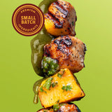 Louisiana Pepper Exchange Strawberry Chipotle BBQ and Jalapeno Peach Lime Hot Sauce Set, Gluten-Free, 12 Fl Oz, 2-Pack