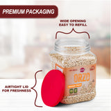 Baron’s Orzo Pasta Original | 1 Pack of 21.16oz Kosher Jars | Natural Israeli Rice-Shaped Orzo for Soups, Casseroles & Salads | Cooks in 10 Minutes