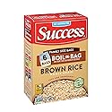 Success Boil-in-Bag Rice, Brown Rice, Quick and Easy Rice Meals, 32-Ounce Box