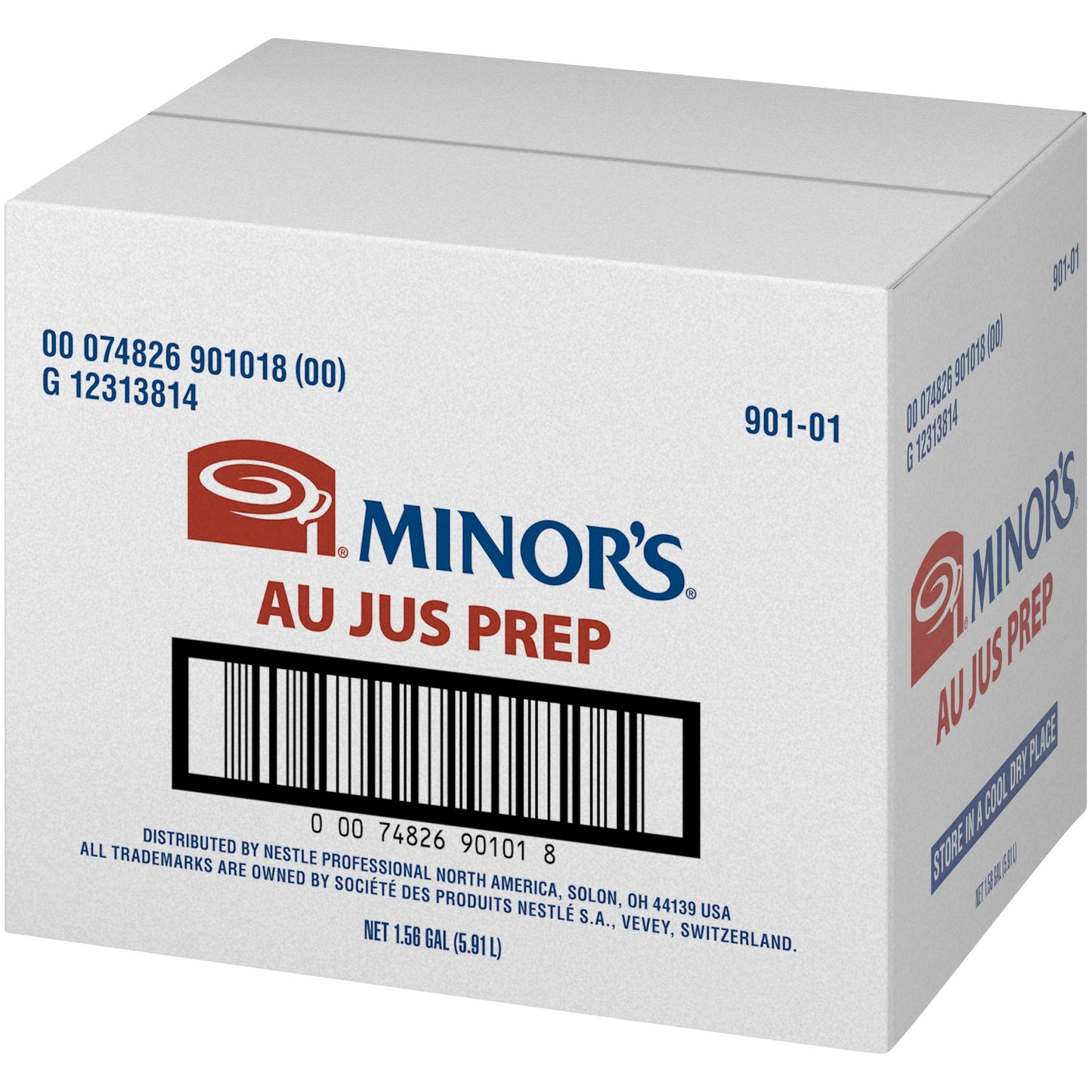 Minor's Au Jus Prep Sauce, Cooking Sauce and Marinade for Prime Rib and Red Meat, and Gluten Free, 16.7 oz Bottle