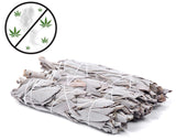 Natural Cannabis Smell Remover - 3 Sage Sticks Gives All-Natural Like Smell Not Suspicious Air Freshener Extreme Odor And Smoke Eliminator