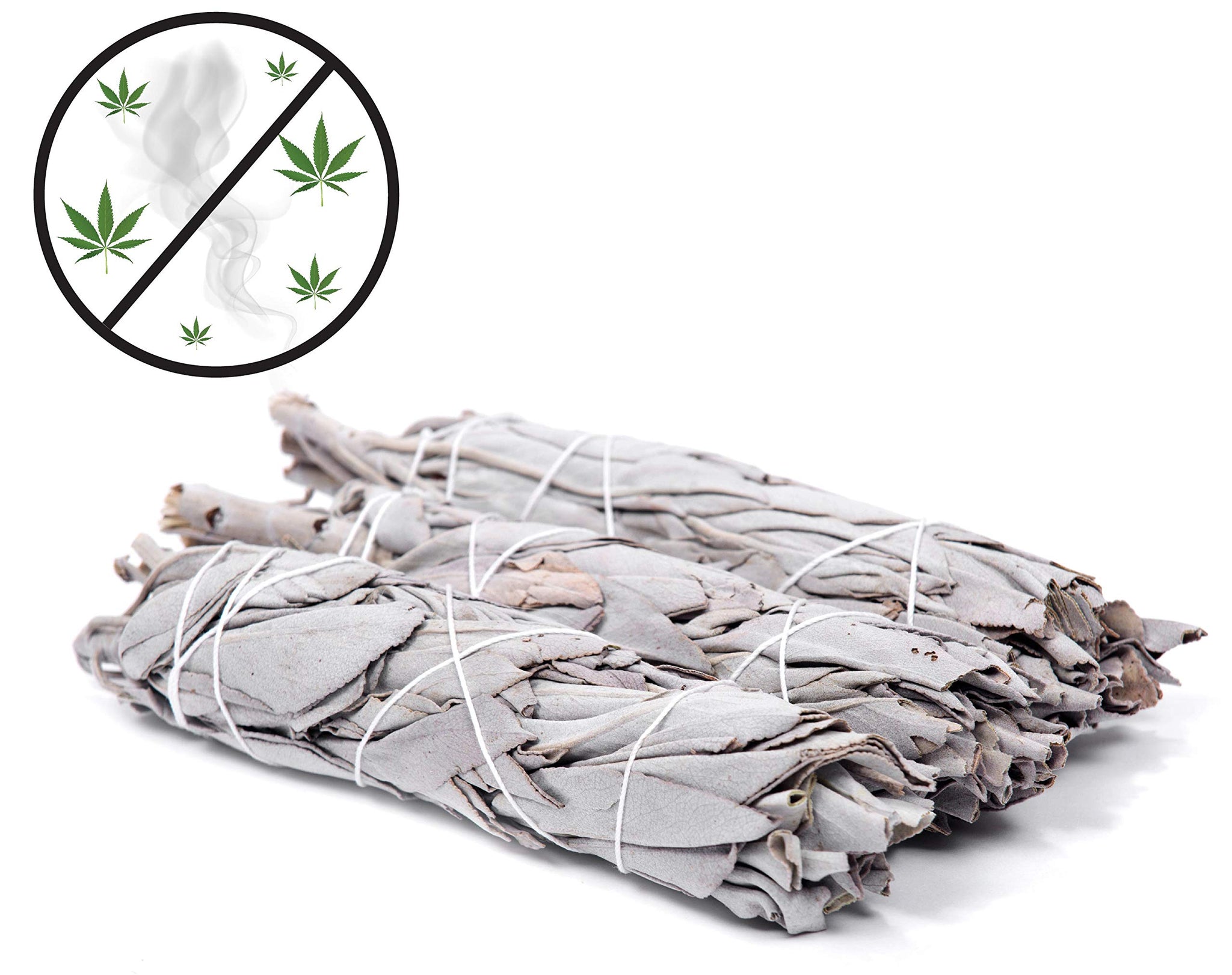 Natural Cannabis Smell Remover - 3 Sage Sticks Gives All-Natural Like Smell Not Suspicious Air Freshener Extreme Odor And Smoke Eliminator