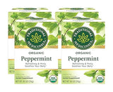 Traditional Medicinals Organic Peppermint Herbal Tea, Alleviates Digestive Discomfort, (Pack of 4) - 64 Tea Bags Total
