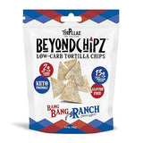 BeyondChipz Low Carb Tortilla Chips, Bang Bang Ranch, Keto Friendly, Gluten Free, One 5.3oz Bag