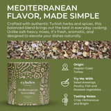 Cybele’s Harvest Mediterranean Seasoning 1.9oz, Herb Spice Blend, Greek Seasoning Alternative for Chicken Fish Vegetables
