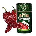 Afia - Aleppo Pepper Flakes | Aleppo Mediterranean Pantry Spice for Middle Eastern Dishes, Meals and Cuisine | Premium Middle Eastern Spices, 1.7oz