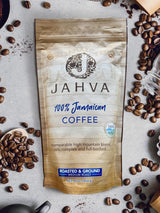 Jahva 100% Jamaican Coffee Medium Roasted and Ground from Jamaica (16oz.)