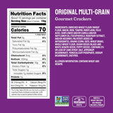 Milton's Craft Bakers Gourmet Crackers Variety Bundle (Multi-Grain, Everything, Crispy Sea Salt) - Non-GMO Project Verified, All Natural Ingredients