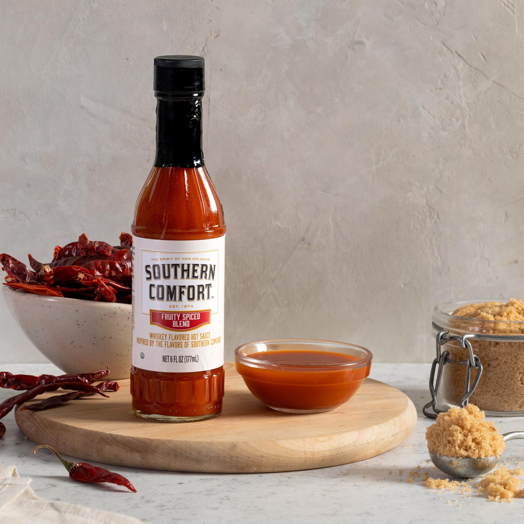 Southern Comfort Whiskey Flavored Hot Sauce, 6 fl oz