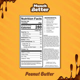 Munch Better Peanut Butter Protein Brownies - High Protein (29g), Gluten-Free, Low Sugar, Collagen-Infused, Clean Ingredients (8 Brownies per Box) |