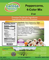 Peppercorns, 4-Color Mix (8 oz, ZIN: 526816) - 2 Pack