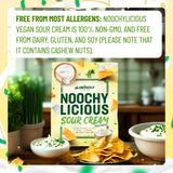 Gloriously Vegan NoochyLicious Sour Cream Powder - Smooth, Tangy, Dairy-Free & Plant-Based Seasoning - Lactose-Free, Gluten-Free, Non-GMO Sour Cream