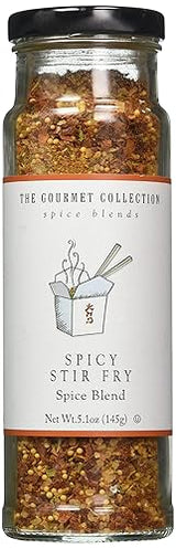 The Gourmet Collection Spice Blend - Spicy Stir Fry Seasoning Blend - Seasoning for Cooking Chicken, Beef, Vegetables: Spicy Seasoning: 156 Servings