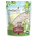 Food to Live Gluten Free Organic Brown Rice Flour, 1.5 Pounds - Non-GMO Whole Grain Flour, Fine Meal, Vegan, Bulk. Great for Cooking, Baking, and as