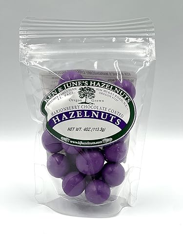 Marionberry Chocolate Coated Hazelnuts - 4oz