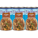 Blue Runner Gumbo Creole Base (Pack of 3) Traditional Louisiana Chicken and Sausage Gumbo Base - Quick and Delicious Meal Solution
