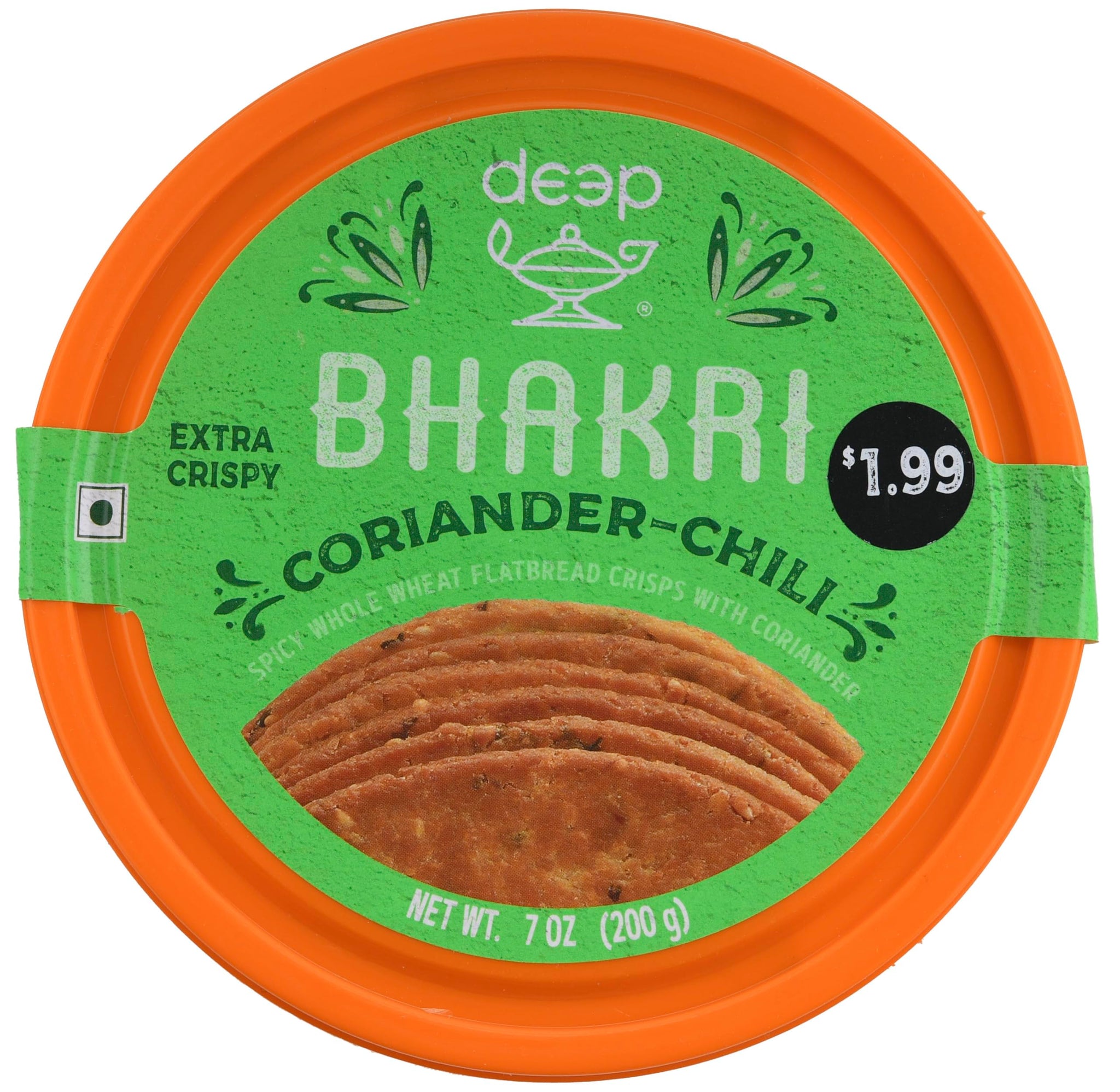 CorianderChili Bhakri (7oz)