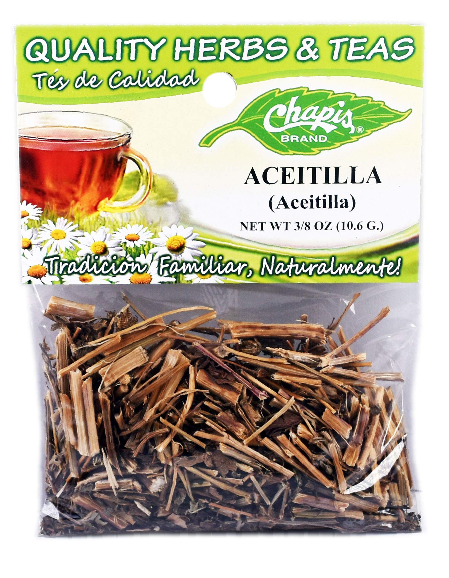 3 PIECES CHAPIS ACEITILLA NATURAL HERBS HIERBAS Net Wt. 3/8 oz. (10.6 g)
