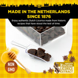 Gustaf's Beehive Dutch Licorice Drops - 5.2oz Bag - Sweet Honey Black Licorice Candy - Dutch Candy from Netherlands - Sweet Black Liquorice Treats