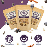 Maple Nut Kitchen Coconut Date Granola, 3 Pack - Gluten-Free, Vegan & Nut-Free Granola with Certified Oats, Pumpkin Seeds, Coconut Chips & Diced Dates