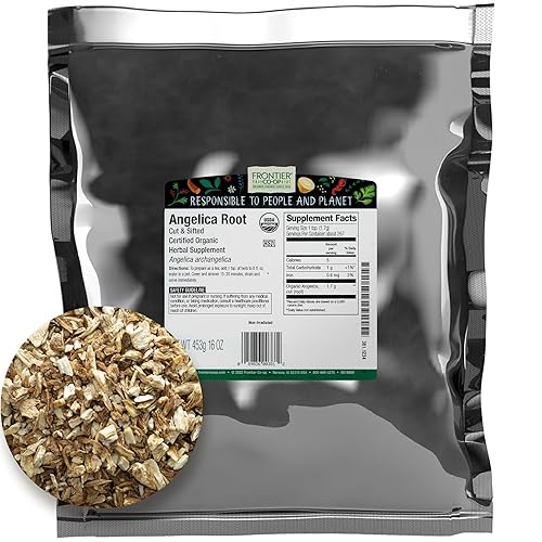 Frontier Co-op Organic Cut and Sifted Angelica Root 1lb