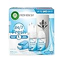 Air Wick Automatic Air Freshener Spray Starter Kit (Gadget + Refill), Fresh Linen, Air Freshener, Essential Oils