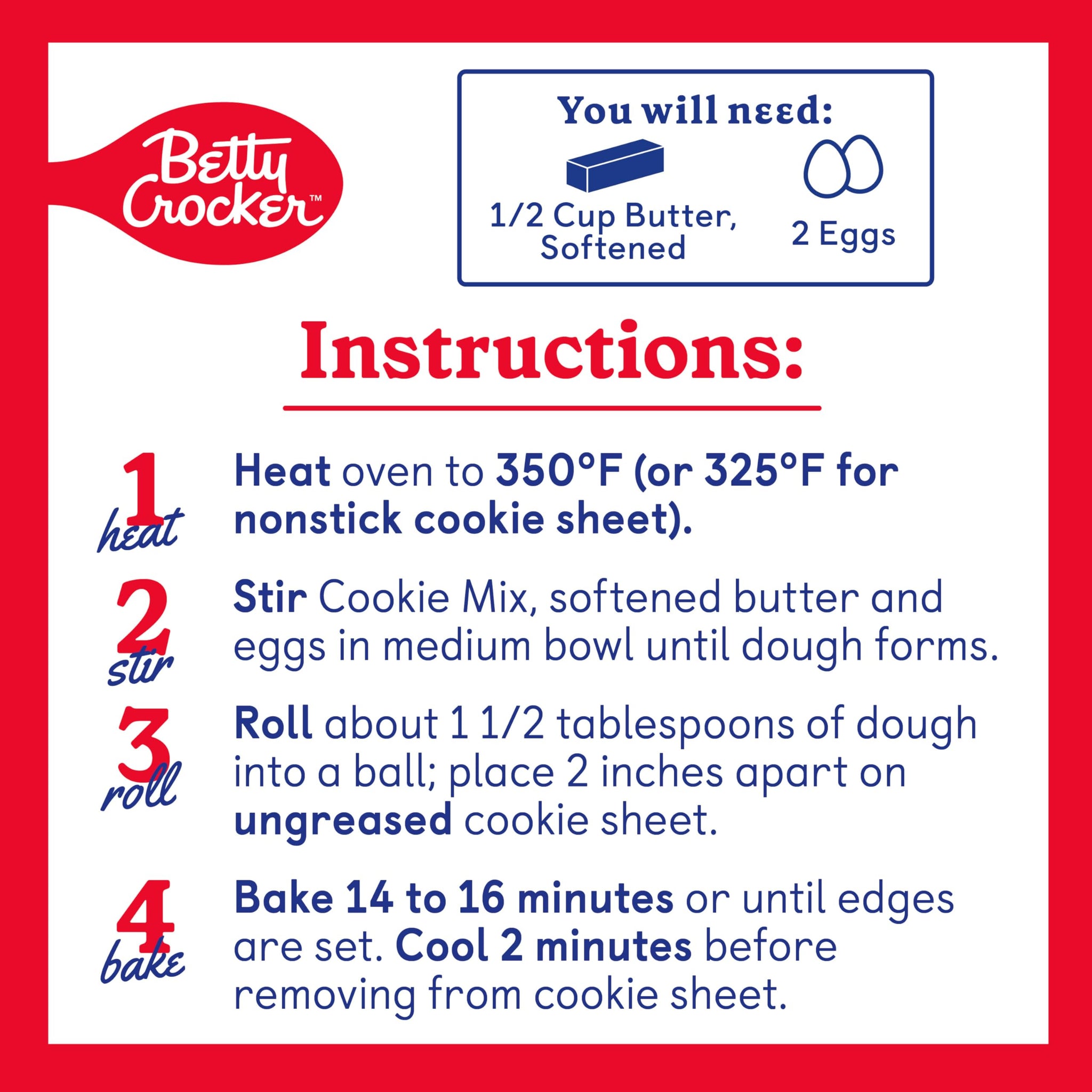 Betty Crocker Soft Baked Cookie Mix, Chocolate Caramel Flavored, 16.4 oz
