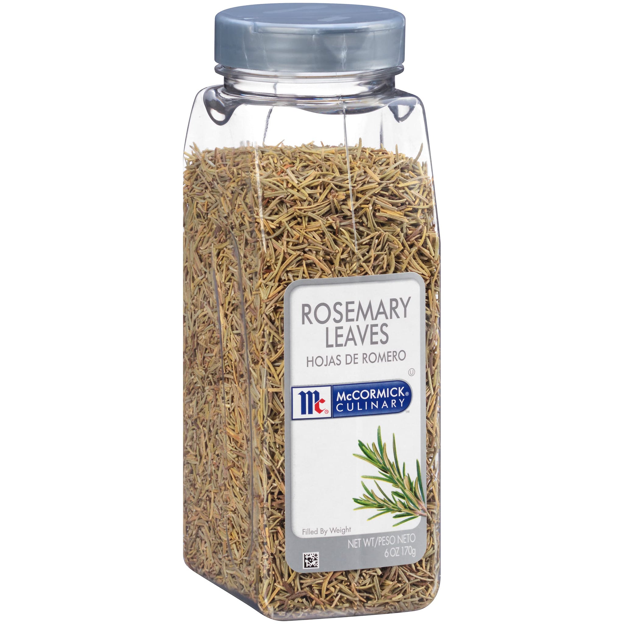 McCormick Culinary Dried Rosemary Leaves, 6 oz - One 6 Ounce Container of Dried Rosemary Herbs Perfect for Seasoning and Spices Blends for Grilling
