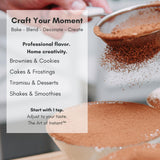 Civilized Coffee Espresso Powder Grande - Premium Colombian Coffee for Baking, Desserts & Smoothies, Non-GMO, Medium Roast, Fine Ground (6 oz)