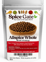 Spice Gate Allspice - Whole (1.5 oz) a versatile berry for soups, sauces, curries, pastries, and cooking.