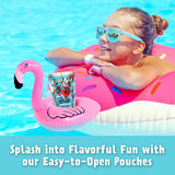 Kool-Aid Pool-Aid Drink, 10 Pouches, for School Lunches and On-the-Go Hydration, Berry Splash Artificially Flavored, Excellent Source of Vitamin C, 6