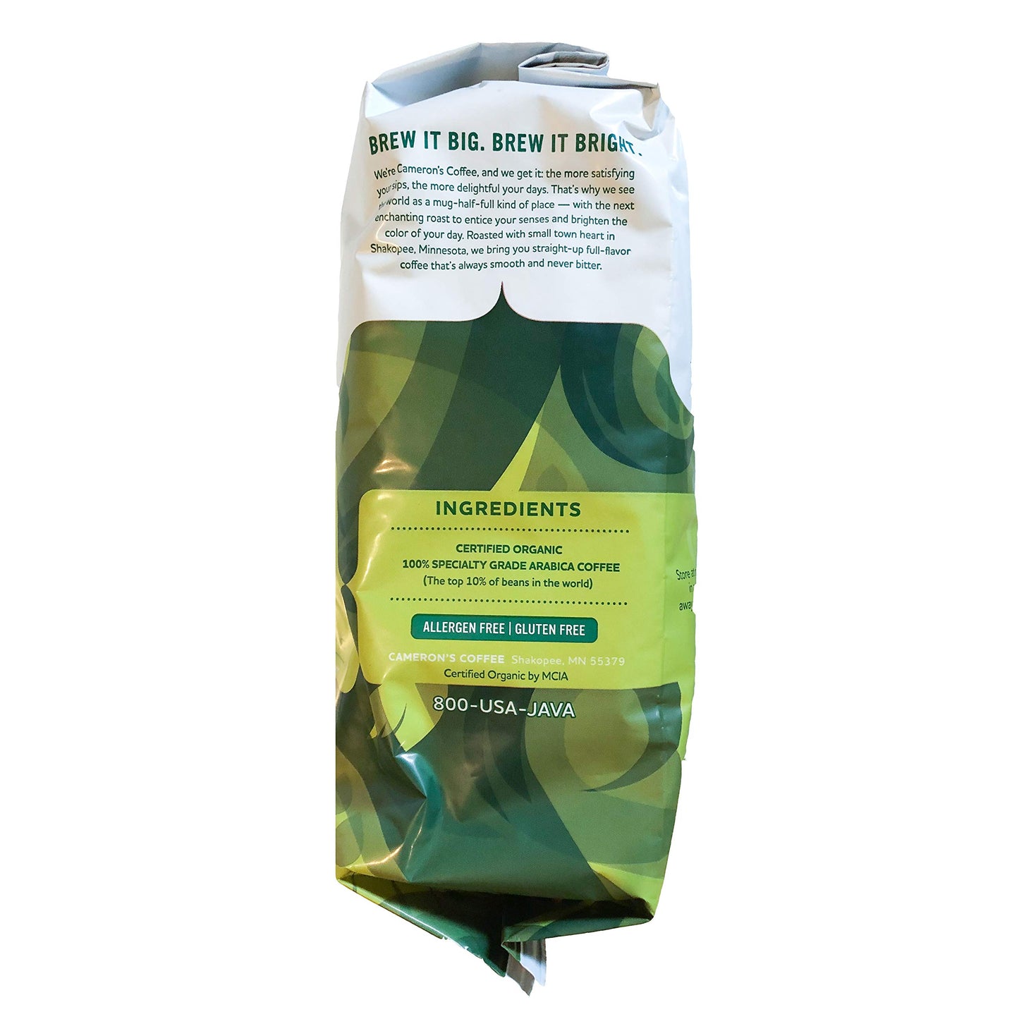 Camerons Organic Velvet Moon Whole Bean Coffee, 32 Ounce Bag
