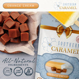 Southern Caramel Orange Cream Caramels, Handcrafted, 4 oz (Pack of 1)