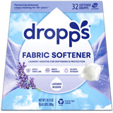 Dropps Fabric Softener Pods, Lavender Meadow (32 Count) - Laundry Softener For Soft & Fluffy Fabrics | Liquid Softener & Dryer Sheet Alternative |