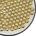 Gold Pearl Sugar Sprinkles 4.23 oz, 10mm Candy Pearls Ideal for Baking, Cake and Cupcake Toppers, Cookie Decoration, Ice Cream Topping, Wedding Shower