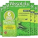 Wissotzky Lemongrass & Verbena Green Tea (6 Pack - 120 Tea Bags) | Soothing Aroma | Antioxidant Rich | Refreshing Green Tea Bags