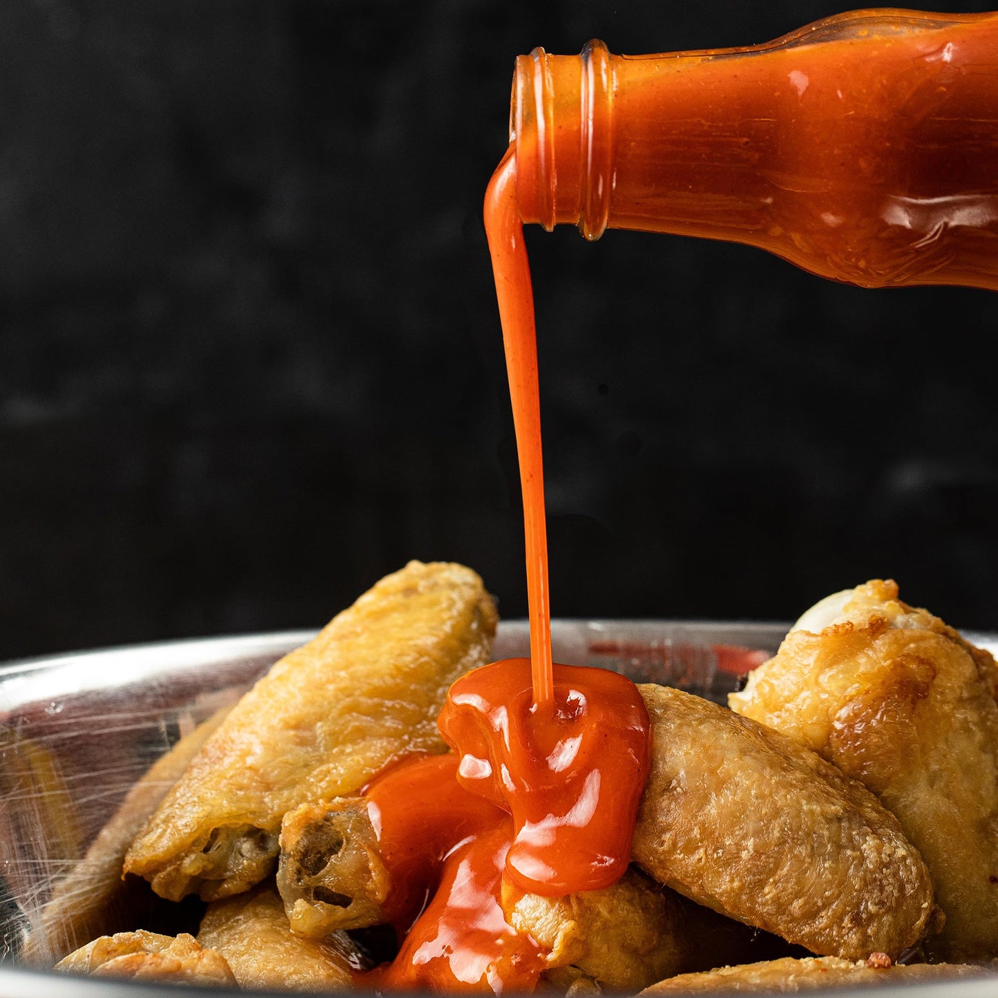 Frank's RedHot Hot Sauce, Original, Made with Cayenne Peppers, Ready-To-Use, Shake or Pour Over Chicken Wings, Sandwiches, Pizza, and More