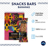 THEARG THE ARG | Snack Pack x10 Bananas | Snacks Bars Natural Protein Bars - Healthy Snacks for Adults Groceries Food